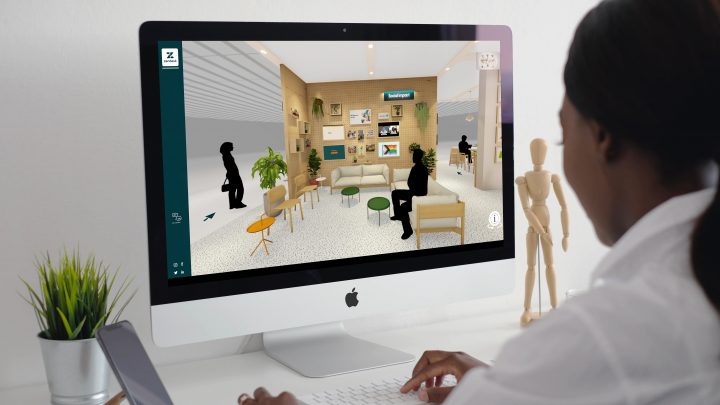 zendesk 3D virtual trade show booth